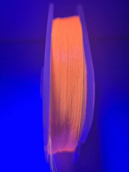 Eagenset Organze İp Çapari İpi Ultraviyole Uv Neon Turuncu Makara - Resim 9