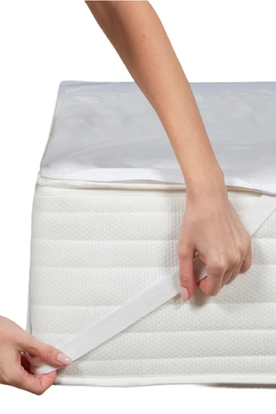 Divanev Bebe Alez 70x140 Cm sıvı Geçirmez Yatak Koruyucu Köşe Lastikli - Resim 4