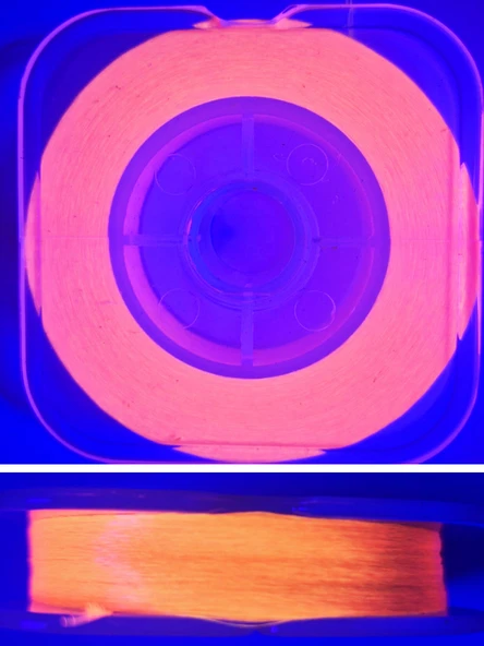 Eagenset Organze İp Çapari İpi Ultraviyole Uv Neon Turuncu Makara - Resim 2