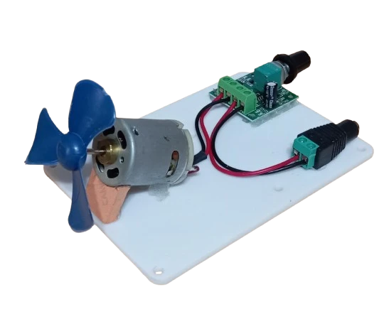 Pervaneli Motor Hızı Ayarlanabilen Adaptörlü Öğrenci Deney Devresi - 8