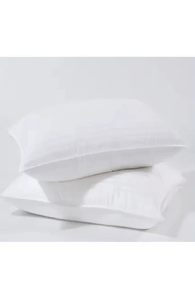 Evony 2 Adet Saten Pamuk Yastık Silikon Dolgu 1000 gram - 6