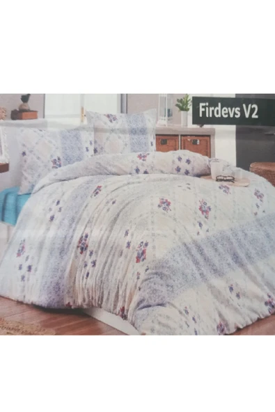 SENLİFE Senlife Kutulu Battal Çift Kişilik Ranforce Nevresim Takımı 1. Kalite Solmaz - 2