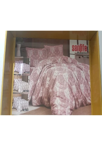 SENLİFE Senlife Kutulu Battal Çift Kişilik Ranforce Nevresim Takımı 1. Kalite Solmaz