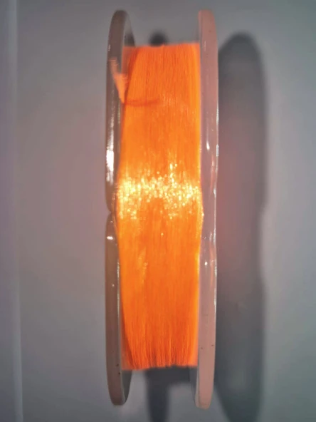 Eagenset Organze İp Çapari İpi Ultraviyole Uv Neon Turuncu Makara - Resim 6