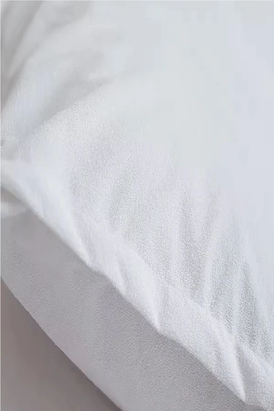 Altın Karma 2 Adet Sıvı Geçirmez Alez Pamuk Yastık Kılıfı Fermuarı Kulplu 50x70 Cm - 6