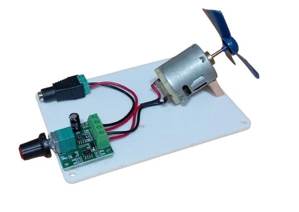Pervaneli Motor Hızı Ayarlanabilen Adaptörlü Öğrenci Deney Devresi - 6