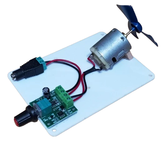 Pervaneli Motor Hızı Ayarlanabilen Adaptörlü Öğrenci Deney Devresi - 4