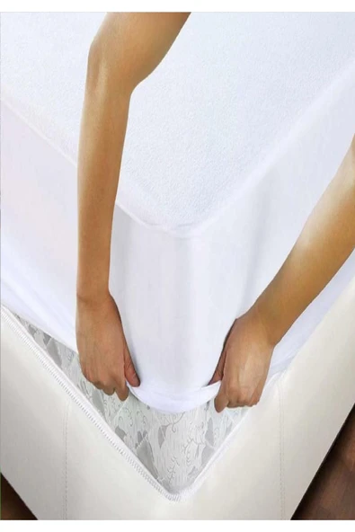 Evony 160x200 30 Cm Çift Kişilik Sıvı Geçirmez Fitted Alez Micro Yatak Koruyucu - 6