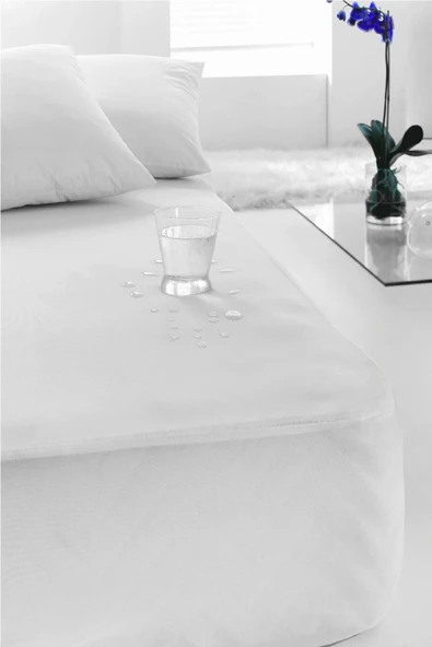 Evony Alez 140x200 Cm Çift Kişilik Köşe Lastikli Sıvı Geçirmez Micro Kumaş