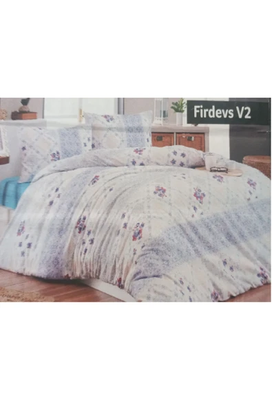 SENLİFE Senlife Kutulu Battal Çift Kişilik Ranforce Nevresim Takımı 1. Kalite Solmaz - 4