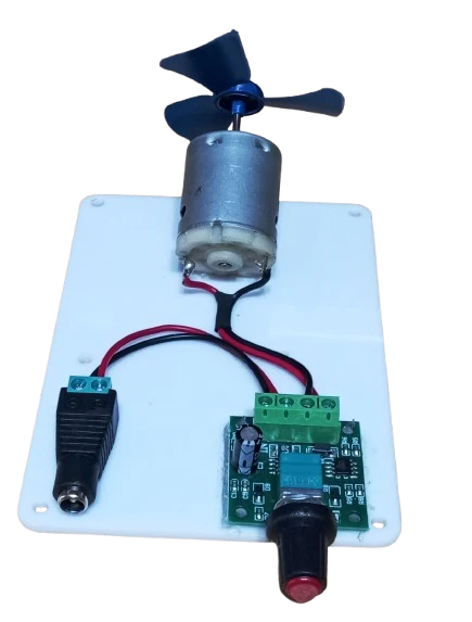 Pervaneli Motor Hızı Ayarlanabilen Adaptörlü Öğrenci Deney Devresi - 3