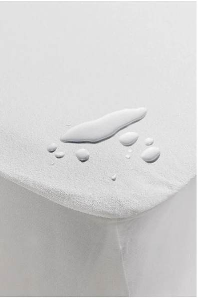 MAYADAĞ Beyaz Sıvı Geçirmez Fitted Çift Kişilik Alez