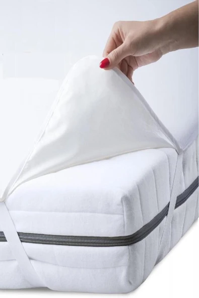 mycey 9 Ebat Alez Köşelerinden Lastikli Pamuk Sıvı Geçirmez Çarşaf Alez ürün görseli 1