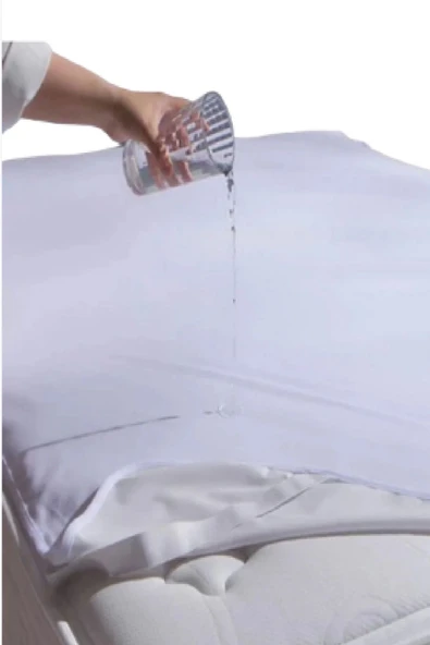 Altın Karma Sıvı Geçirmez Alez 90x190 Cm Tek Kişilik Yatak Koruyucu - 2