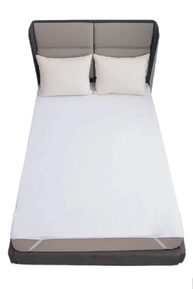 mycey Sıvı Geçirmez Çift Kişilik Alez 160x200 Cm Pamuk Alez - Resim 5