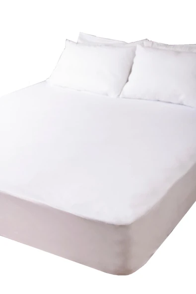 Divanev Battal Boy Sıvı Geçirmez Fitted Alez 200x200 Cm Pamuk Fitted Alez - 3