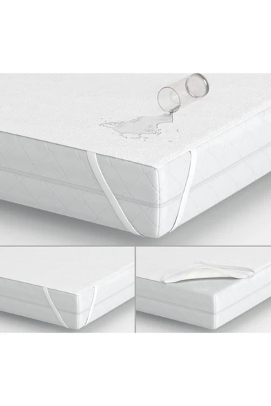 Extra Alez Sıvı Geçirmez Yatak Koruyucu 160x200 Cm Çift Kişilik ürün görseli 1