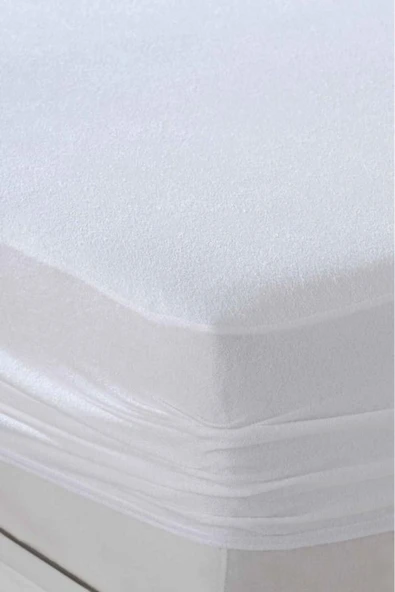 mycey Sıvı Geçirmez Çift Kişilik Alez Battal Boy 200x200x30 Cm %100 Pamuk Fitted ürün görseli 1