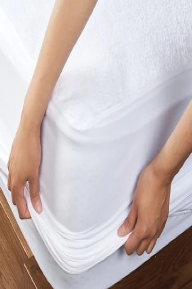 mycey Pamuk Fitted Alez 10 Ebat Sıvı Geçirmez Çarşaf Alez ürün görseli 1