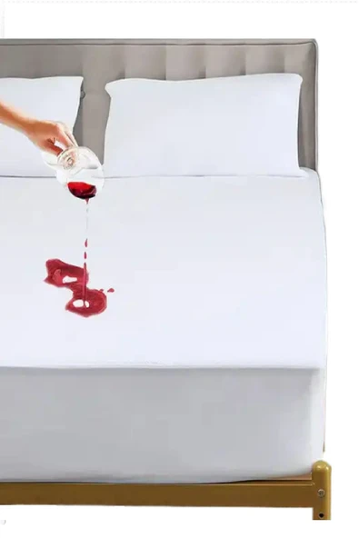 Bebesi Pamuk Fitted Alez Sıvı Geçirmez Tek Kişilik Yatak Alezi - 4