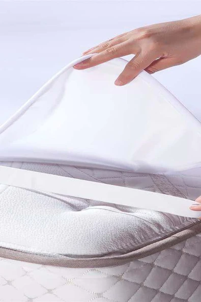 Evony Çift Kişilik Köşe Lastikli Sıvı Geçirmez Alez 160x200 Cm - Resim 4