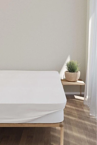 Bebesi 90x190 Cm Fitted Alez Pamuk Sıvı Geçirmez Tek Kişilik Alez