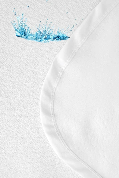 Altın Karma Sıvı Geçirmez Bebek Yatağı Alezi 70x110 Cm Yatak Koruyucu Pamuklu Köşe Lastikli - Resim 4