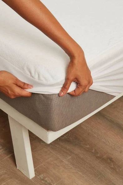 Evony Sıvı Geçirmez Fitted Çift Kişilik Alez 140x200 Cm - Resim 3