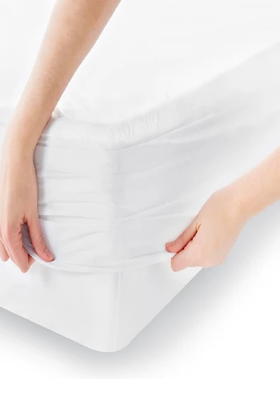 Bebesi 90x190 Cm Fitted Alez Pamuk Sıvı Geçirmez Tek Kişilik Alez - Resim 2