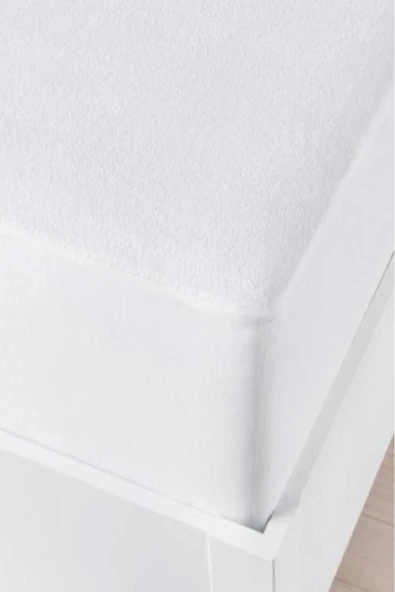 Divanev Fitted Alez 90x190 30 Cm Tek Kişilik Pamuk Kumaş Sıvı Geçirmez Yatak Koruyucu ürün görseli 1