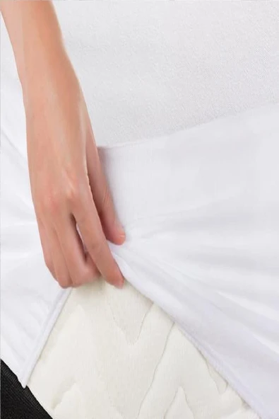 Divanev Sıvı Geçirmez 60x120 Cm Fitted Bebe Alezi Pamuk Kumaş - Resim 4