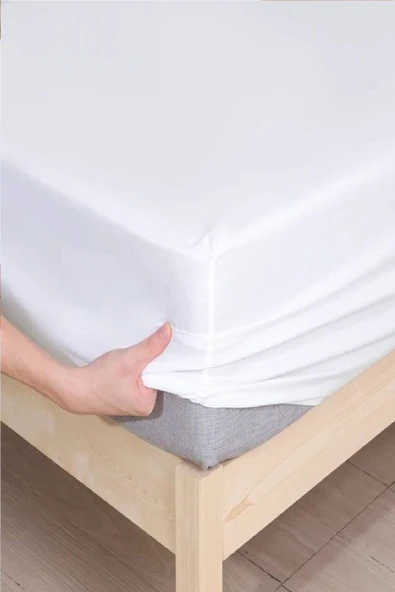 mycey Pamuk Fitted Çarşaf Alez 70x130 Cm Pamuk Yatak Koruyucu - Resim 3