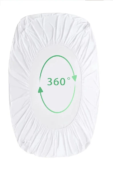 Divanev Fitted Alez 70x120 20 Cm Sıvı Geçirmez Bebe Micro Kumaş Yatak Koruyucu - 5