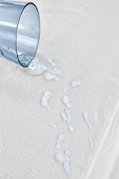 Altın Karma Alez 80x100 Cm Sıvı Geçirmez Pamuk Yatak Koruyucu Alez - Resim 5