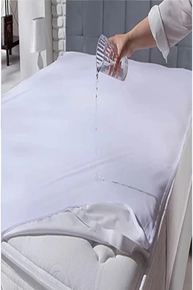 mycey Bebe Alez Ebatları Pamuklu Köşe Lastikli Sıvı Geçirmez Bebek Yatak Koruyucu Alezi - 4