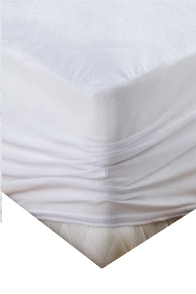 Divanev 200x200 Cm Çift Kişilik Fitted Alez Sıvı Geçirmez Yatağı Koruyucu Micro Kumaş - 3