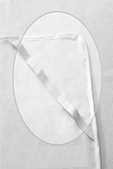 mycey Bebe Alez Ebatları Pamuklu Köşe Lastikli Sıvı Geçirmez Bebek Yatak Koruyucu Alezi - Resim 3