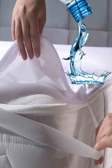 Altın Karma Sıvı Geçirmez 200x200 Cm Çift Kişilik Micro Alez - 3