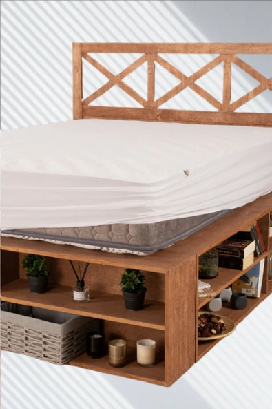 Divanev Tek Kişilik Fitted Alez 6 Ebat Sıvı Geçirmez Mikro Kumaş - Resim 2