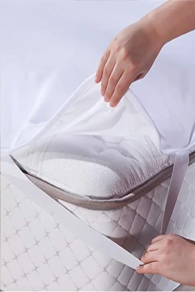 Divanev Bebe Alez 60x140 Cm Pamuk Sıvı Geçirmez ürün görseli 1