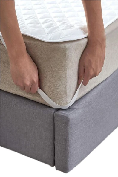 Bebesi Kapitoneli Sıvı Geçirmez Alez 140x200 Cm Tek Kişilik Köşe Lastikli - 3