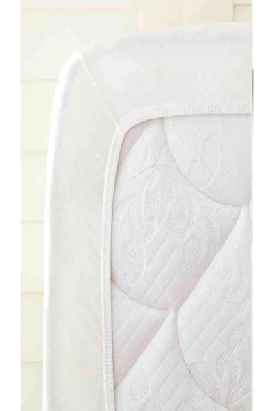 Altın Karma Penye Pamuklu 180x200 Cm Çift Kişilik Lastikli Çarşaf Ekru - 5