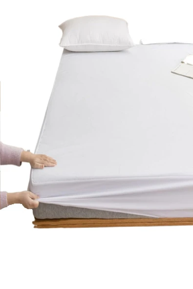 Evony Tek Kişilik 120x200 30 Cm Pamuklu Fitted Sıvı Geçirmez Alez - 3