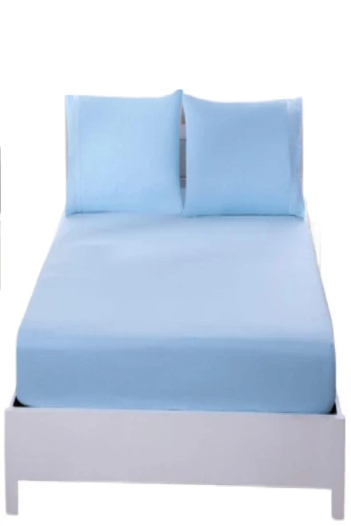 mycey Çift Kişilik Lastikli Pamuk Penye Çarşaf Takımı 200x200 30 Cm - 2