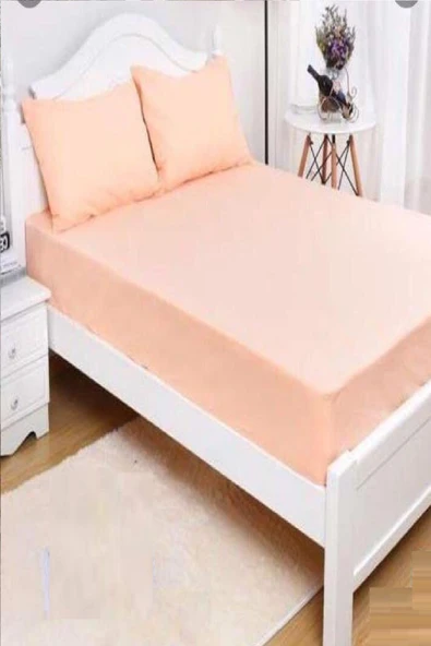 Bebesi Çift Kişilik Havlu Çarşaf Takımı Renk Gül Kurusu - 4