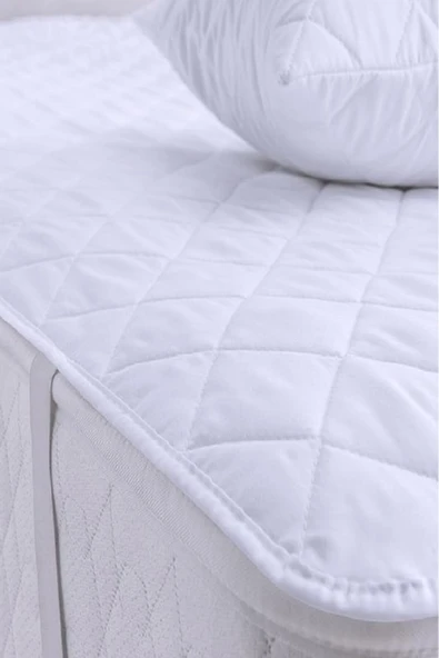 mycey Kapitoneli Sıvı Geçirmez Alez 100x200 Cm Tek Kişilik Köşe Lastikli ürün görseli 1