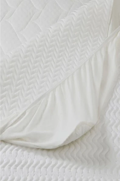 Bebesi Bebesi Sıvı Geçirmez Fitted Kapitoneli Alez 220x200 Cm Çift Kişilik Alez - Resim 6