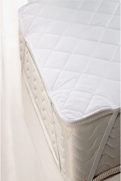 Altın Karma Yatak Koruyucu Kapitoneli 150x200 Cm Çift Kişilik Çarşaf Köşe Lastikli - Resim 4