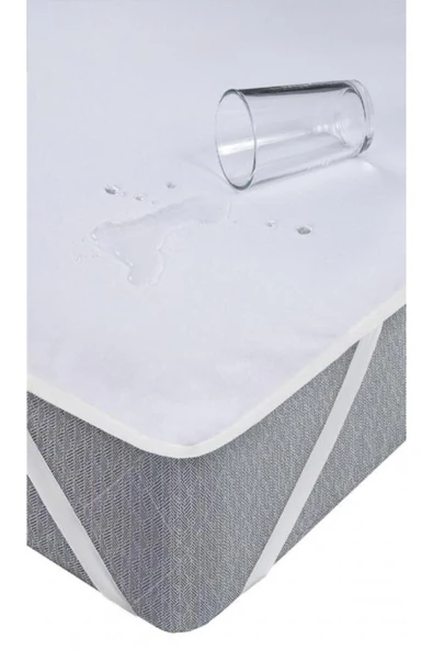 Altın Karma 240x200 Cm Köşe Lastikli Sıvı Geçirmez Pamuk Alez - Resim 3