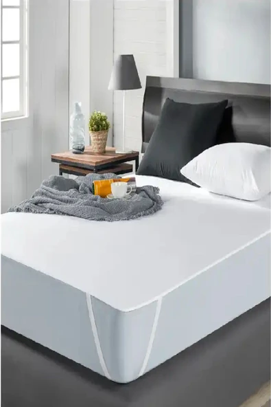 Altın Karma Sıvı Geçirmez Pamuk Alez 200x220 Cm Çift Kişilik - Resim 3